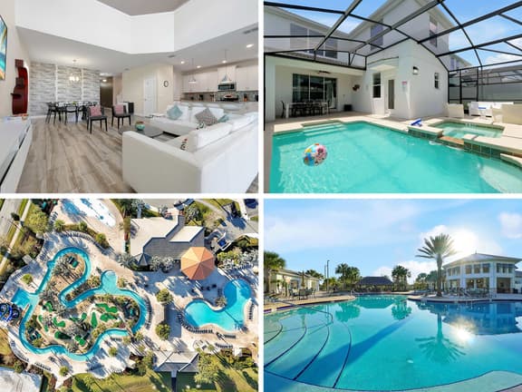 Family Disney Villa Pool 2 Club Houses